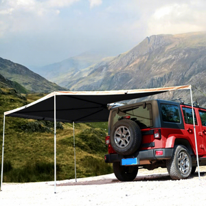 <span class=keywords><strong>Toldo</strong></span> Lateral para Coche de 270 Grados, Carpa de Techo Abrible para Camping con Gran Espacio, Impermeable, Poliéster 3000mm - Product Image 2