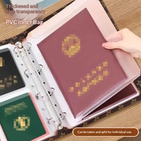 Carnet personnalisé A4 avec couverture en cuir spirale, organiseur de documents, album avec fermeture magnétique et design à feuilles mobiles, verrouillage par mot de passe