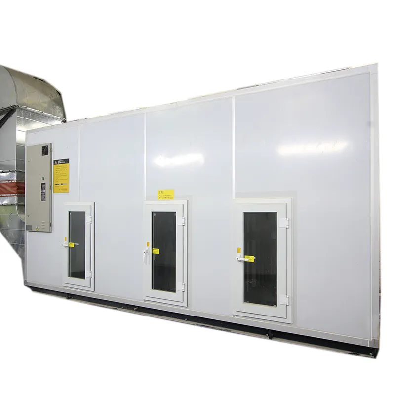 HEPAフィルター熱回収換気システムを備えた商業産業用AHUエアハンドリングユニット