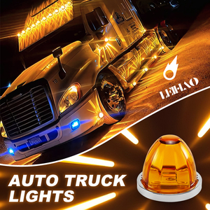 Luce del telaio del camion LED Underglow Kit impermeabile ambra proiezione pozzanghera lampada sottoscocca illuminazione ambientale per veicolo rimorchio - Product Image 6