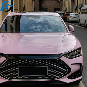 Vinilo Fundido TPU PET <span class=keywords><strong>HJN</strong></span> HGC-001 al por Mayor, Alto Brillo, Rosa Cristal, 1 Rollo Completo 1.52X18M/5X60FT, Garantía de 5 Años, para 40 Autos - Product Image 2