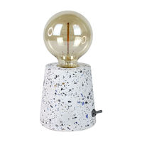 Ampoule de Table décorative électrique Vintage avec fil, Base en céramique, lampe de nuit, Mini lampe de lecture, lampe de bureau