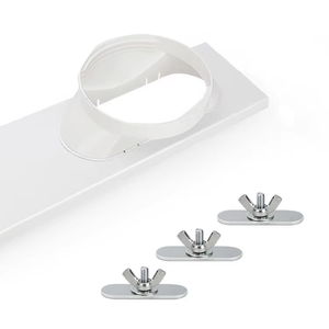 Plaque d'étanchéité télescopique promotionnelle en gros, 4 pièces, à embout plat, 150 mm, 43 cm, 10 cm, PVC 2,0 mm, pour raccord de climatisation - Product Image 1