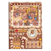 Machine à œufs torsadés Capybara, mini carnet de poche pour enfants, mécanisme de reliure portable Kapibara, manuel, cadeau d'anniversaire