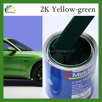 Peinture automobile Meklon 2K Jaune Vert ML-211 Haute Brillance Bonne Capacité de Couvrance Acrylique Couche de Finition Solide pour Réparation Automobile