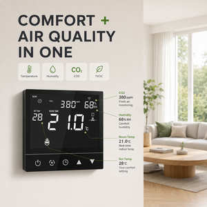 <span class=keywords><strong>Thermostat</strong></span> intelligent Wi-Fi pour radiateur et <span class=keywords><strong>chaudière</strong></span> à <span class=keywords><strong>gaz</strong></span>, compatible avec les systèmes de chauffage par le sol électriques Comfurter 16A 25A (OEM) - Product Image 3