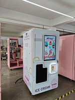 Fabricant professionnel de distributeurs automatiques de crèmes glacées avec écran tactile, entièrement automatiques, intelligents et en libre-service