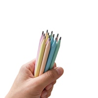 Ensemble de crayons triangulaires en plastique HB de 7 pouces, 12 couleurs, mine de 2,2 mm, emballage personnalisé avec logo, certifié ASTM ISO, pour l'école et l'art