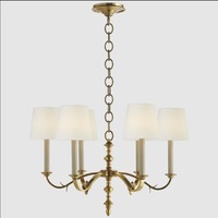 Lustre moderne en laiton doré de style Art Déco pour salle à manger, îlot de cuisine