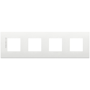 Placca Interruttore a Muro 4 Gang 30,3 cm Antibatterica per Uso Interno - Product Image 1