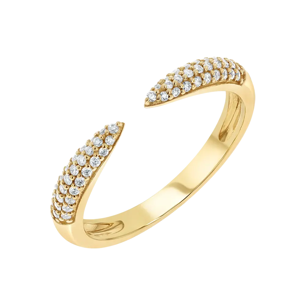 Циркониевое кольцо, Популярные на заказ 14 К Позолоченные 925 стерлингового серебра, повседневные женские ювелирные украшения с бриллиантами, кольца для женщин