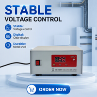Régulateur de tension automatique 1000VA monophasé à commande par relais, stabilisateur AC avec affichage LED pour TV, réfrigérateur, ordinateur