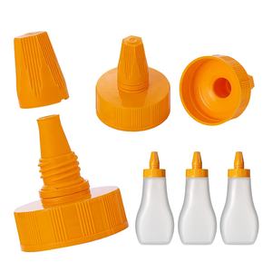 PP 45mm 50mm盗難防止針先端カバーソースボトルキャッププラスチック先先の口キャップ - Product Image 2