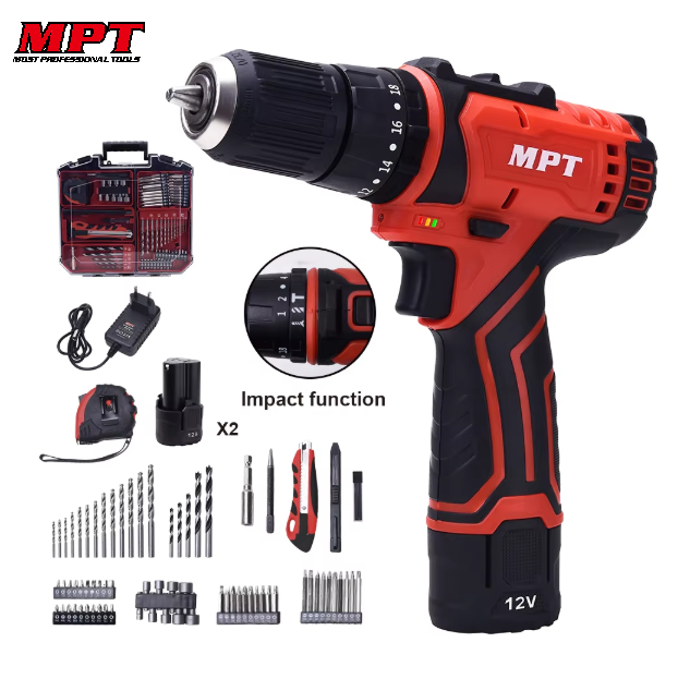 MPT MPCID1233.K01 12v Li-ion Cordless Impact Drill  Power Tools