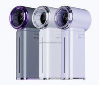 Ventilateur portable sans pales haute vitesse, turbine puissante, rechargeable par USB, en plastique durable, pour voiture