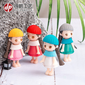 Muñecos de dibujos animados de Depeng Crafts, decoraciones en miniatura para pasteles, fiestas de cumpleaños, moldeados por inyección, hechos a mano - Product Image 1