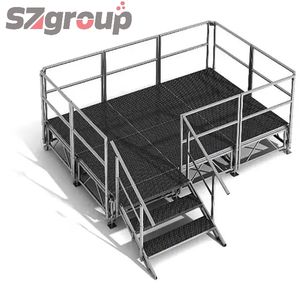 Scène de concert extérieure <span class=keywords><strong>en</strong></span> aluminium léger, fabrication directe, assemblage facile, vente de scène de concert, conception personnalisée - Product Image 6
