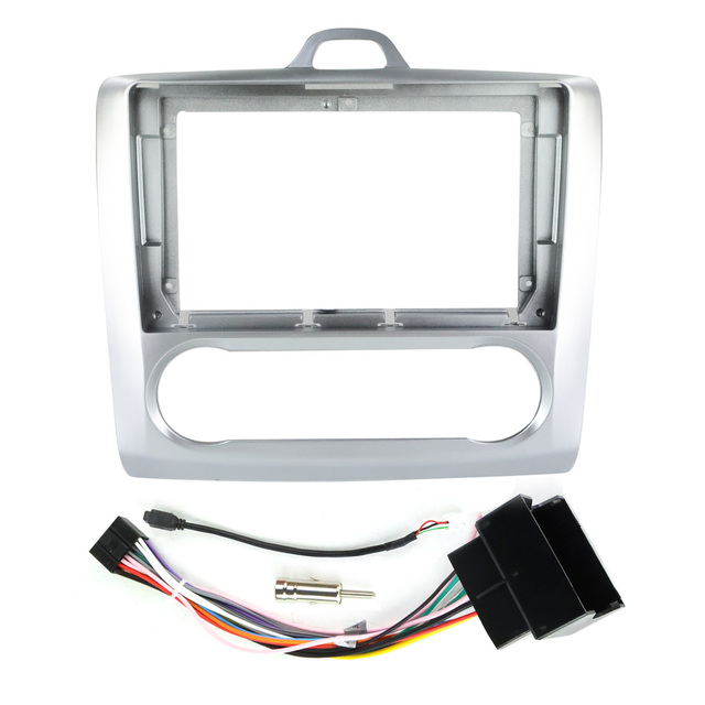 MEKEDE Universal Car Navigation Frame for Ford Focus 2 Kuga with RCA Special Frame Android Car Radio Facial Plastic Frame