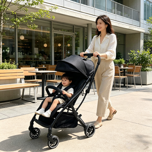 Oferta Especial JXB: <span class=keywords><strong>Carrito</strong></span> de Bebé Portátil Todoterreno con Rueda Delantera Universal y <span class=keywords><strong>Bolsa</strong></span> de Almacenamiento - Product Image 3
