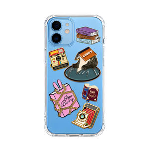 Быстрый Пользовательский логотип эмаль 2d <span class=keywords><strong>3d</strong></span> клейкая металлическая наклейка для мобильного iphone чехол - Product Image 1