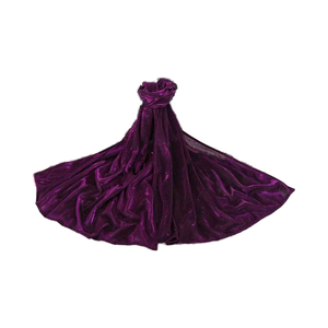 Hijab in Poliestere con Glitter Oro Luccicante, Stile Quadrato alla Moda, Colore Personalizzabile per la Primavera - Product Image 3