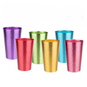 Offre Spéciale – Gobelet en aluminium monocouche à changement de <span class=keywords><strong>couleur</strong></span> pour boissons froides – Matériau écologique – Jetable – Pour camping et bière en extérieur - Product Image 1