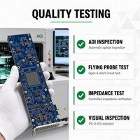Carte NPU PCB 40 couches, HDI toutes couches, FR4 Megtron ENIG ENEPIG, 112 Gbit/s, compatible PAM4, PCIe Gen5/Gen6 pour carte d'inédition IA