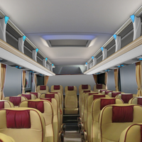 Ensemble de conduits d'air et de porte-bagages pour bus de 10 à 12 m