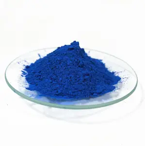 Produttore pittura per calcestruzzo pigmento di colore blu 25kg polvere colorante all'ossido di ferro blu