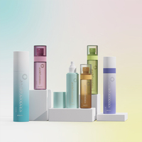 Flacons vaporisateurs en plastique transparent pour parfum, personnalisés, haut de gamme, en vente, 50 ml, 80 ml, 100 ml, 250 ml, PET, vaporisateur fin pour parfum