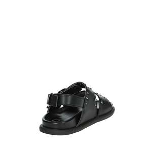 Sandali piatti neri da ragazza Cult Girls' T-284 con fibbia, calzature estive - Product Image 3