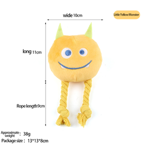 Jouets pour chiens résistants aux morsures, interactifs, mignons, en peluche, monstres qui font des sons, jouets à mâcher pour chiens, fournitures pour animaux de compagnie - Product Image 5