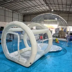 Fun House Giant Clear Inflatable Bubble Tent Crystal Igloo Dome Transparent Party Bubble Balloons House