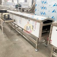 Ligne de production de nouilles instantanées semi-automatique en acier inoxydable pour des lignes de production petites, rapides et fiables