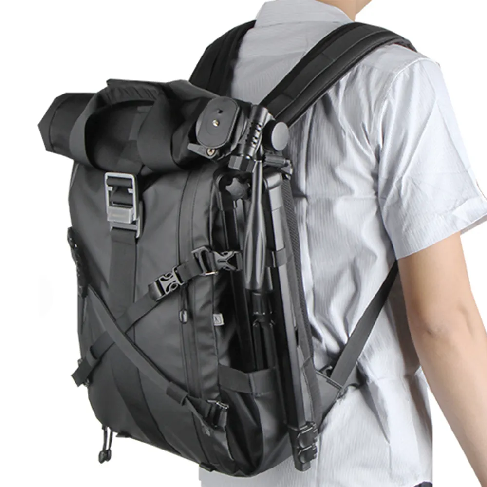Attractive Design Bag Case for Camera Backpack Waterproof Outdoor Dual Shoulders Camera Scratch-proof Portable RPET Bag