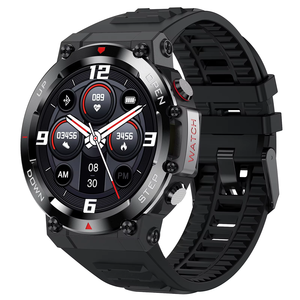 Montre intelligente <span class=keywords><strong>AK45</strong></span> pour hommes, sports de plein air, appels BT, batterie de grande capacité 400 mAh, écran de 1,32 pouce, étanche IP67, tracker de forme physique, montre intelligente - Product Image 2