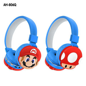 Casque <span class=keywords><strong>Mario</strong></span> Cartoon Mignon <span class=keywords><strong>2023</strong></span> Style Mignon Casque Stéréo Sans Fil pour Enfants AH-806Q - Product Image 2