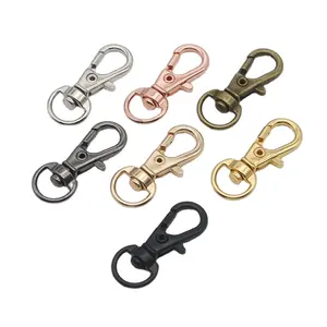 Atacado Lobster Clasp Keychain Metal Chaveiro DIY Acessório Jóias brinquedos Pulseira Fazer Keychain em Massa Claw Buckles Key Ring