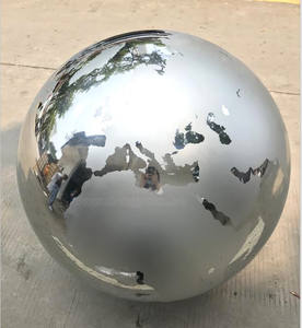 Sculpture de fontaine d'eau de boule d'acier inoxydable de sablage pour la décoration de centre commercial d'hôtel de <span class=keywords><strong>jardin</strong></span> - Product Image 2