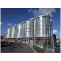 Silos en acier galvanisé pour le stockage du grain de blé et du maïs à vendre