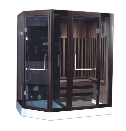 Cuarto de baño para hotel, nuevo diseño con cabina de ducha de vapor, sauna de vapor húmedo y seco infrarrojo, nuevo diseño
