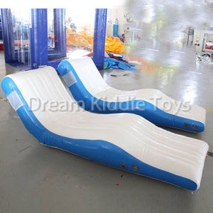 PVC Hermético Lazer Inflável Flutuante Sofá Sunbathing Yoga Mat Plataforma De Água Cama Grande Salão Inflável para a Água - Product Image 5