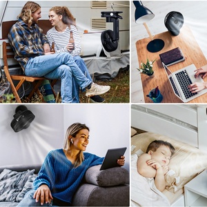 Socool Fan 5000mAh Electric Outdoor Camping & Car/Hotel Use Water Mist Fan with <b>Portable</b> Charging and Emergency <b>Power</b> <b>Supply</b> - Product Image 2