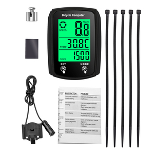 Waterproof Bicycle <strong>Computer</strong> Wired Luminous Backlight Road Bike <strong>MTB</strong> Waterproof Touch Screen Cycling Speedometer - Product Image 3