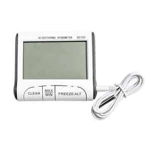 Estación Meteorológica, Medidor de Temperatura y Humedad Interior y Exterior, Termómetro Digital con Pantalla LCD, Higrómetro <span class=keywords><strong>para</strong></span> el Hogar - Product Image 5