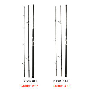 Pieno Fuji parti canna <span class=keywords><strong>da</strong></span> <span class=keywords><strong>Pesca</strong></span> XH xxxh Action <span class=keywords><strong>Pesca</strong></span> in fibra di carbonio canna <span class=keywords><strong>da</strong></span> Spinning in acqua salata 3.2m 3.6m mare Popping canna <span class=keywords><strong>da</strong></span> <span class=keywords><strong>Pesca</strong></span> per Popper - Product Image 4