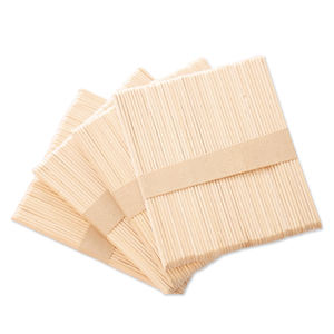 Palitos <span class=keywords><strong>de</strong></span> helado artesanales DIY con logotipo personalizado <span class=keywords><strong>de</strong></span> <span class=keywords><strong>madera</strong></span> Natural nueva - Product Image 1