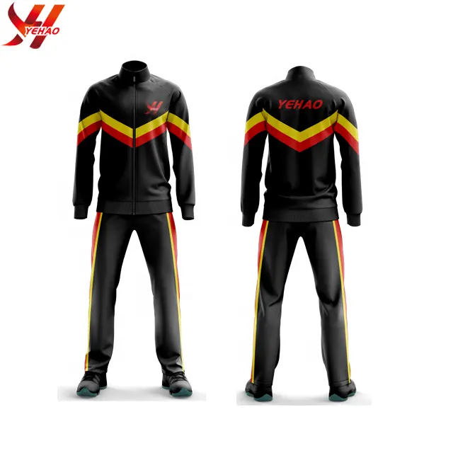 Customer New Design Cheap Sportswear OEM Training Suit Mens Full tracksuits