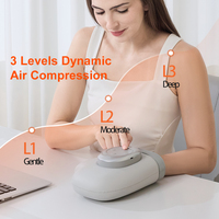 Masseur de doigts portable, spa pour les mains, machine de massage des mains avec chaleur et compression pour soulager l'arthrite et les douleurs du canal carpien