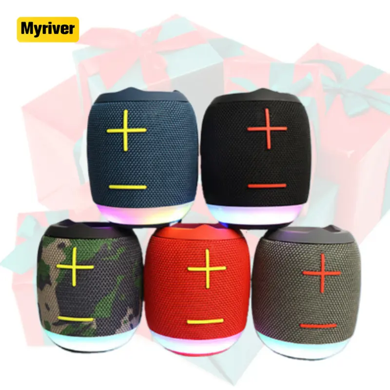 Myriver 5W Pesado Baixo Coluna Subwoofer Cartão Sd Speaker Ciclismo Speaker Hands-Free Bateria Recarregável Speaker